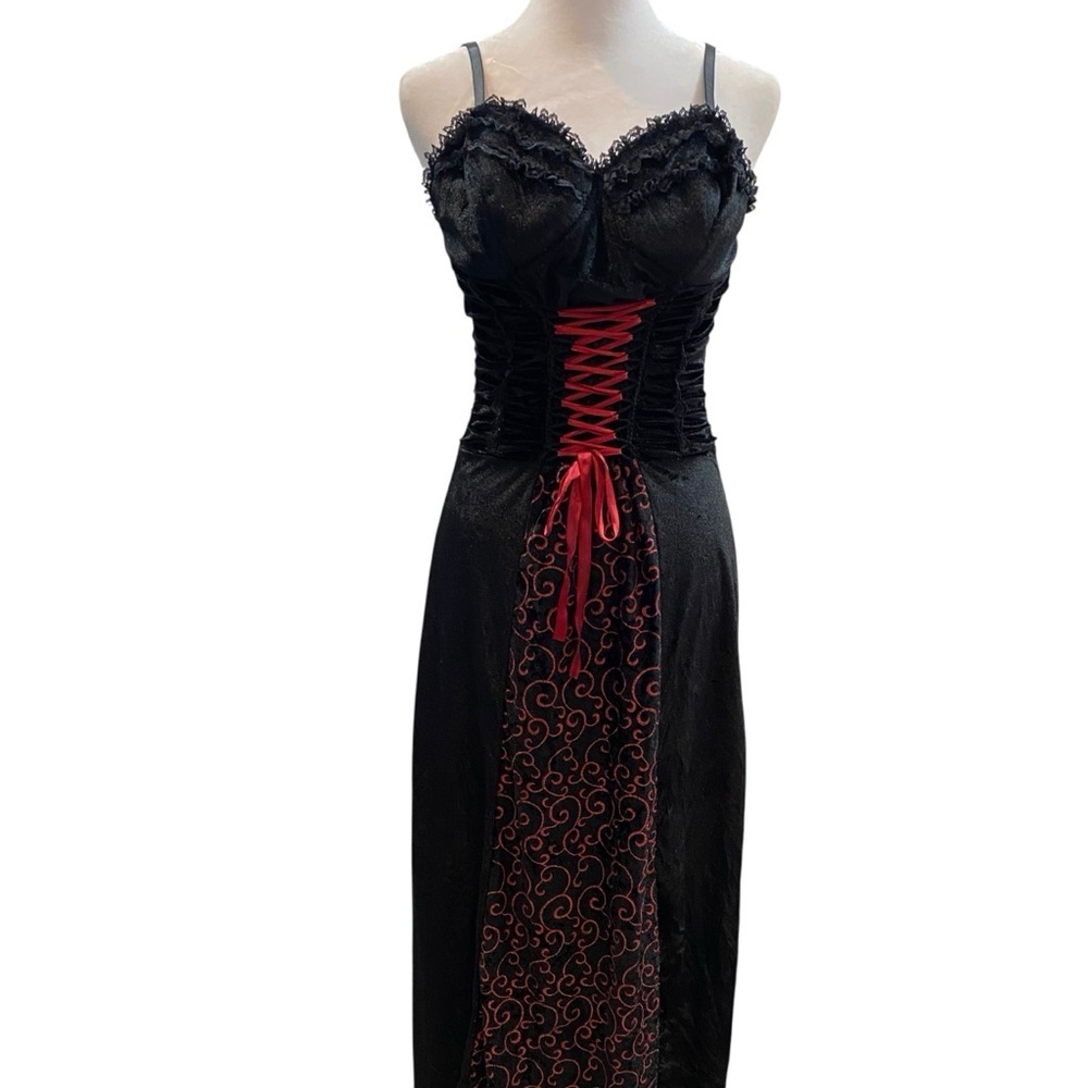 Costume Cosplay Women One size fit most Black Red Gothic Countess, Vampire dress
